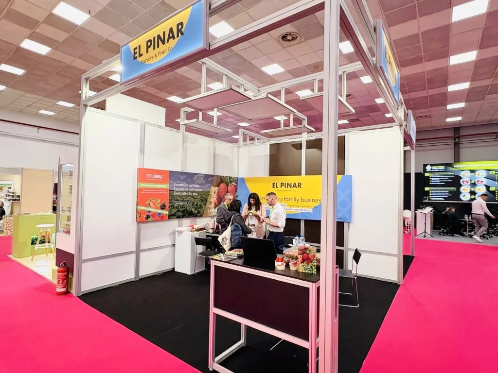 Stand de El Pinar en la feria Freskon en Salónica (Grecia)